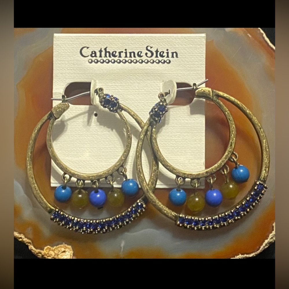 Catherine Stein Pierced Earrings #6236 NWT